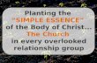 Planting the Simple Essense of the Body of Christ