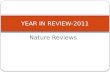 Year in review 2011-Nature reviews