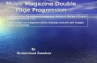 Zeeshans Music Magazine Double Page Progression