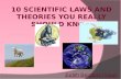 10 scientific laws and theories you really should