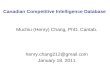 The Archived Canadian Patent Competitive Intelligence (January 18, 2011)