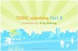TOEIC Speaking Part 3