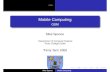 Mobile Computing - GSM
