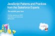 JavaScript Patterns and Practices from the Salesforce Experts
