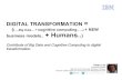 Big data cognitive computing and digital transformation