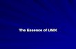 Essence of Unix