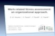 Work-related Stress assessment : an organizational approach