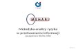 MEHARI - metodyka analizy ryzyka w bezpieczeństwie informacji - wprowadzenie / MEHARI - risk analysis method in information security - introduction