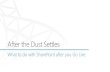 After the Dust settles - SharePoint Operations Guidance DaySPUG