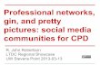 LTDC: Professional networks, gin, and pretty pictures: social media communities for CPD