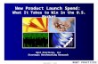 New Product Launch Spend Report Summary