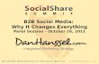 B2 b social media panel   social share summit 10.26.2011.slideshare
