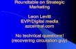 Roundtable 2004 levitt