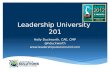 AORE Leadership University 201