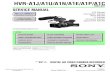 Sony HVR A1service Manual