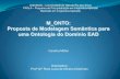 Apresentação dissertação - modelagem semântica de ontologia do domínio EAD