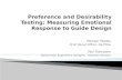 Desirability and Preference Testing - UPA International 2011