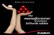 Chevillotte: The Manufacturer of Exclusive Modern Billiard Tables