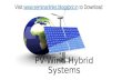 PV Wind Hybrid Systems
