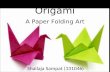 Origami-a paper folding art