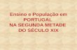 O ensino e a população em portugal do século xix