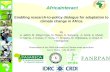 Enabling research-to-policy dialogue for adaptation to climate change in Africa