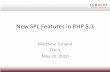 New SPL Features in PHP 5.3