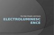 Electroluminescence - The Past, Present And Future