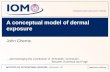 The conceptual model of dermal exposure