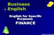 Business english   finance