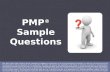 PMP Sample Questions Set 2