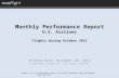 masFlight October 2012 Monthly Performance Report