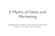 5 Myths of Sales and Marketing