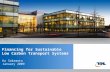 Financing for Sustainable Low Carbon Transport Systems