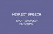 Indirect speech ESL EFL
