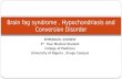 Brain fag syndrome,hypochondriasis and conversion disorder
