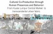 Cultural Co-Production through  Human Presences and Behavior:  From Kuala Lumpur Central Market  to  Transcendental Urban Fabric