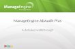 ManageEngine ADAudit Plus - Active Directory audit software.