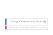 Energy Comments on Prestudy