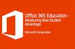 Office 365 Education: Introducing New Student Advantage