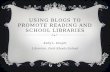 Using blogs to promote reading