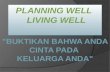 Planning well living well