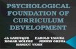 Psychological foundation of curriculum