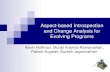Aspect-based Introspection And Change Analysis For Evolving Programs [RAMSE @ ECOOP07]