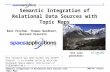 Semantic Integration of Relational Data Sources With Topic Maps