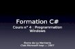 Formation C# - Cours 4