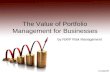 The Value of Portfolio Management for Businesses