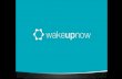 Presentación de WakeUpNow en Español