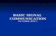 Basic signal communication