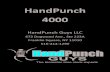 HandPunch 4000 Manual